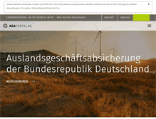 Tablet Screenshot of aga-online.eulerhermes.de