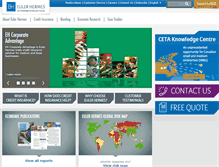 Tablet Screenshot of eulerhermes.ca