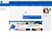 Tablet Screenshot of paiement.eulerhermes.fr