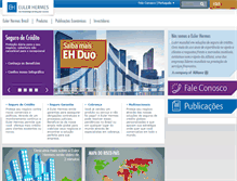 Tablet Screenshot of eulerhermes.com.br